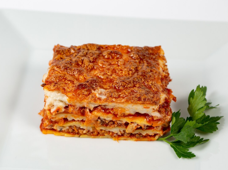 Lentil Bolognese Lasagna