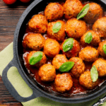 Maple-Glazed Pumpkin Chicken Meatballs