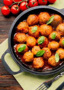 Maple-Glazed Pumpkin Chicken Meatballs