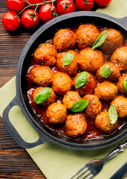 Maple-Glazed Pumpkin Chicken Meatballs